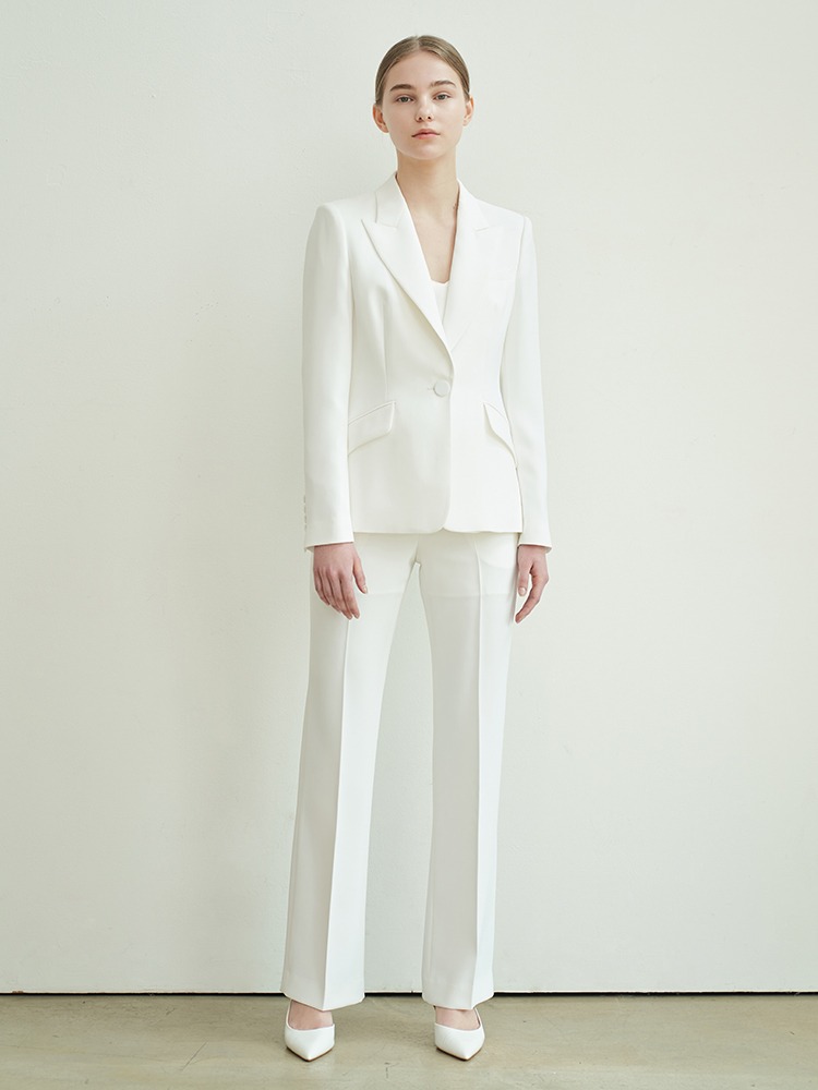 CLASSIC FLARED PANTS - OFF WHITE