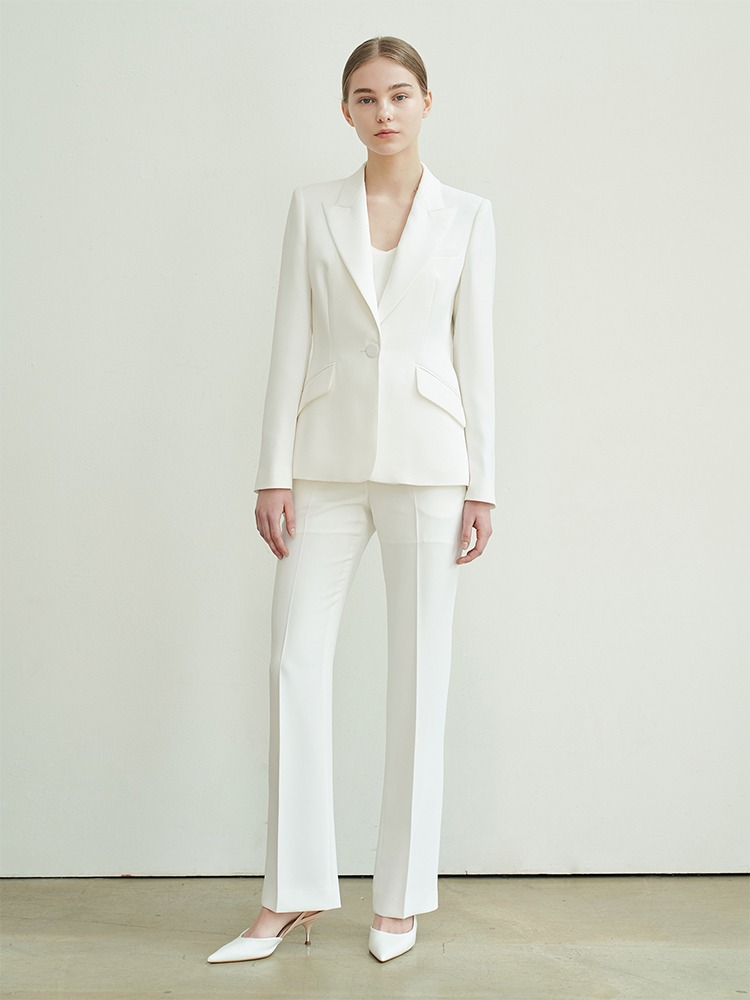 CLASSIC FLARED PANTS - OFF WHITE